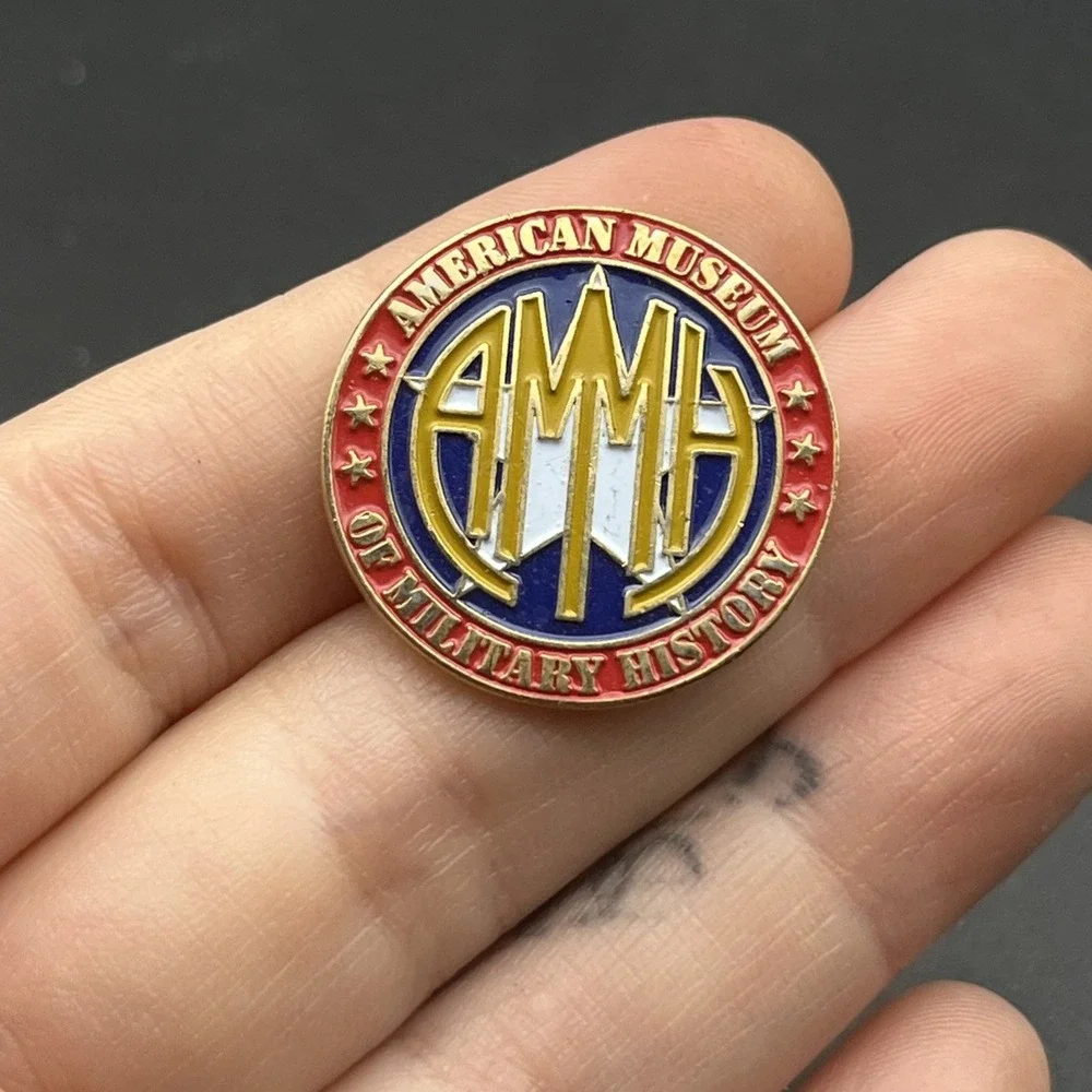 American‎ Museum Of Military History Lapel Hat Pin